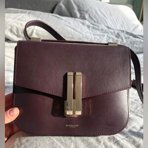 DeMellier Vancouver Dark Purple Crossbody Bag